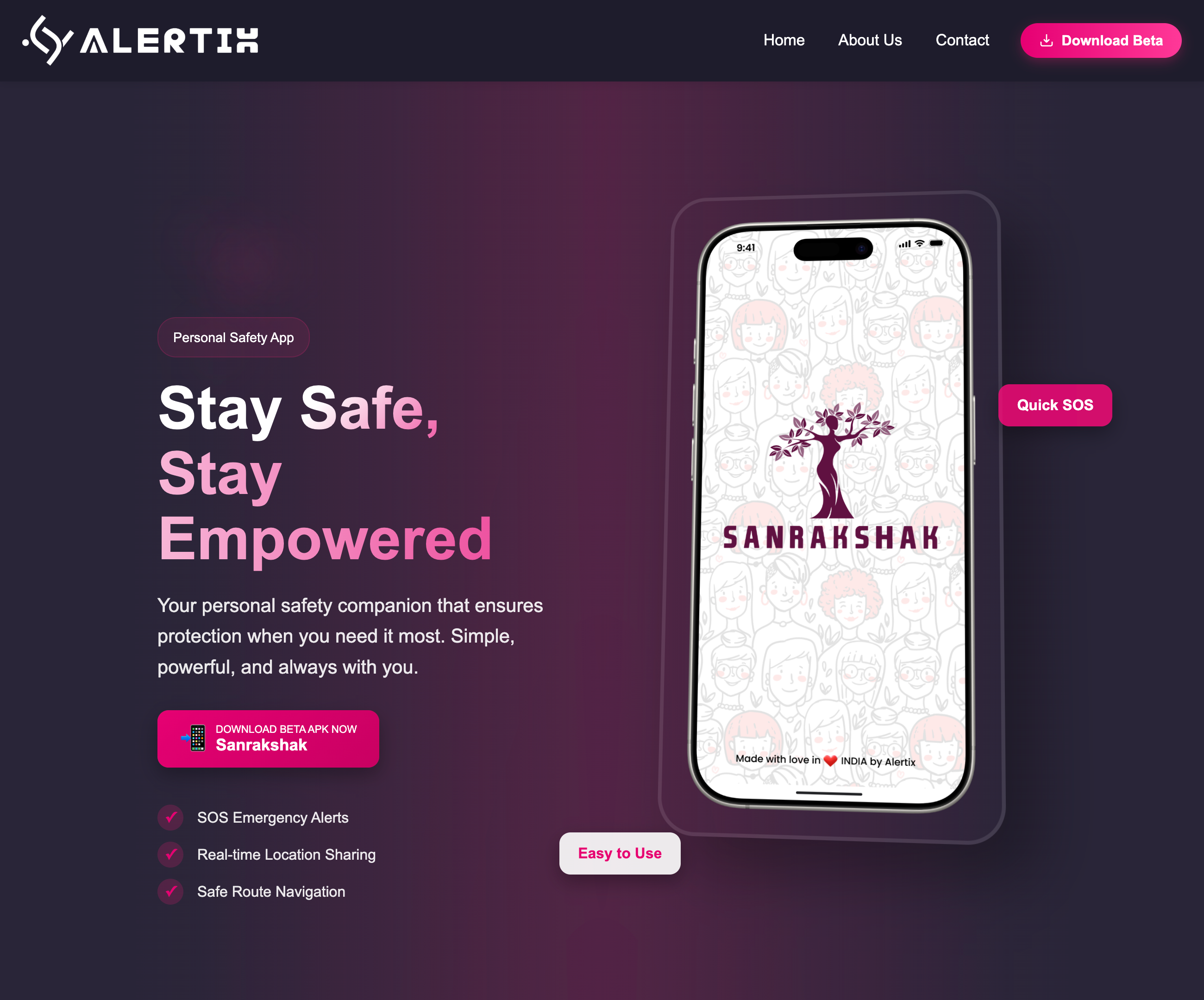 Alertix Project Screenshot